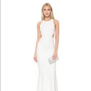 Elizabeth and James cutout gown ivory new
